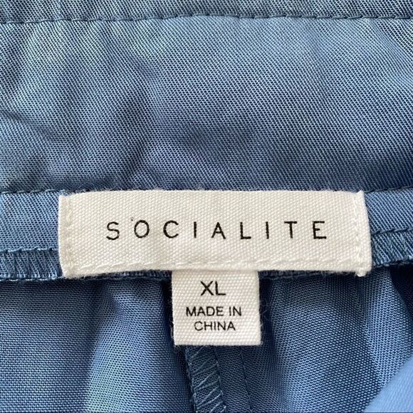 Socialite-blue Paperbag High Rise Shorts - Picture 11 of 12